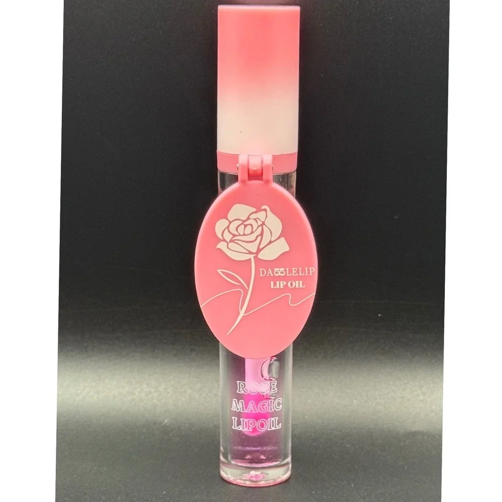 Pink Flower Infused Jelly Lipstick Color Changing Lip Balm Shade 04 New